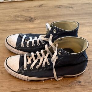 Black High-Top Sneakers